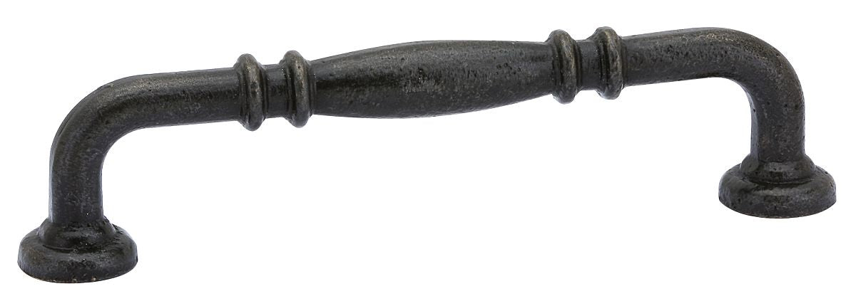 Emtek 86102MB Tuscany Ribbed Cabinet Pull with 4" Center To Center Medium Bronze Finish Main image