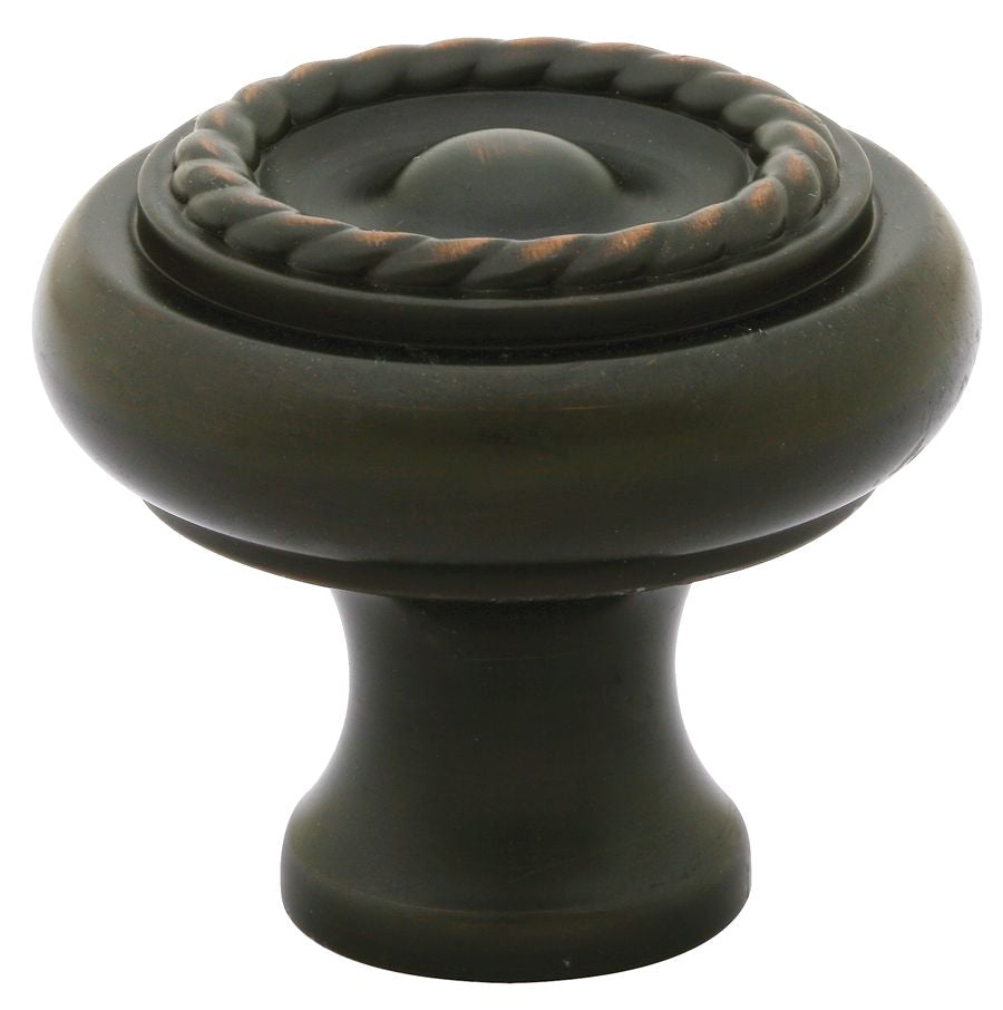 Emtek 86113US10B Rope 1-1/4" Cabinet Knob Oil Rubbed Bronze Finish Main image