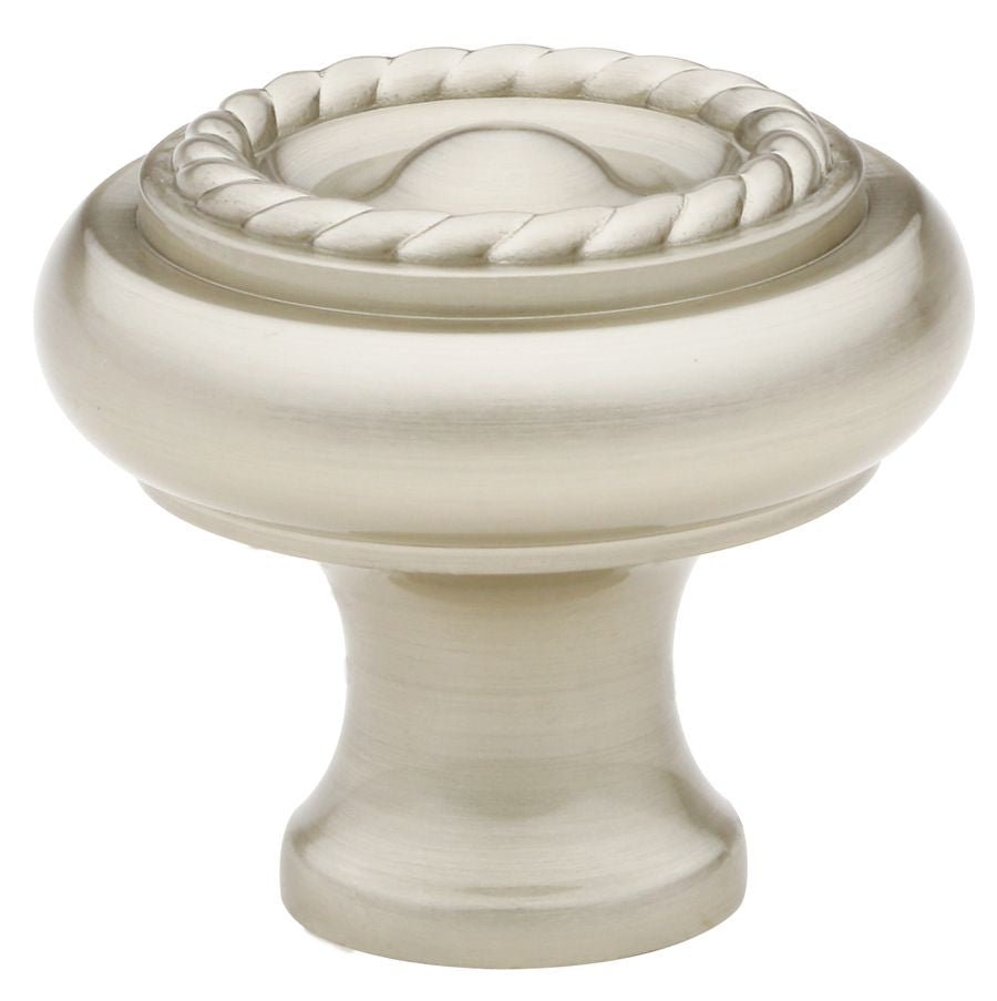 Emtek 86113US15 Rope 1-1/4" Cabinet Knob Satin Nickel Finish Main image