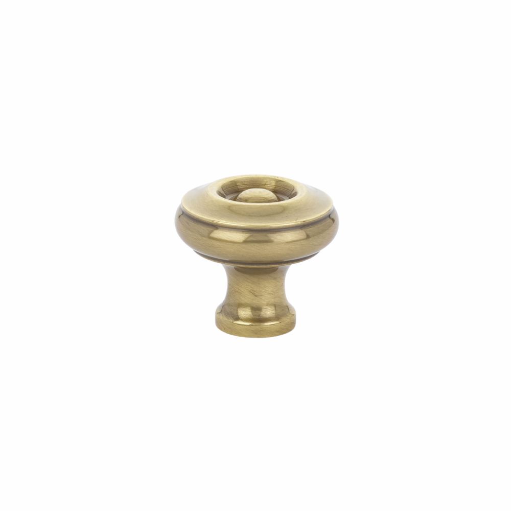 Emtek 86115US7 Waverly 1-1/4" Cabinet Knob French Antique Brass Finish Main image