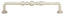 Emtek 86130US15 Spindle Cabinet Pull with 4" Center To Center Satin Nickel Finish