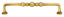 Emtek 86130US7 Spindle Cabinet Pull with 4" Center To Center French Antique Brass Finish