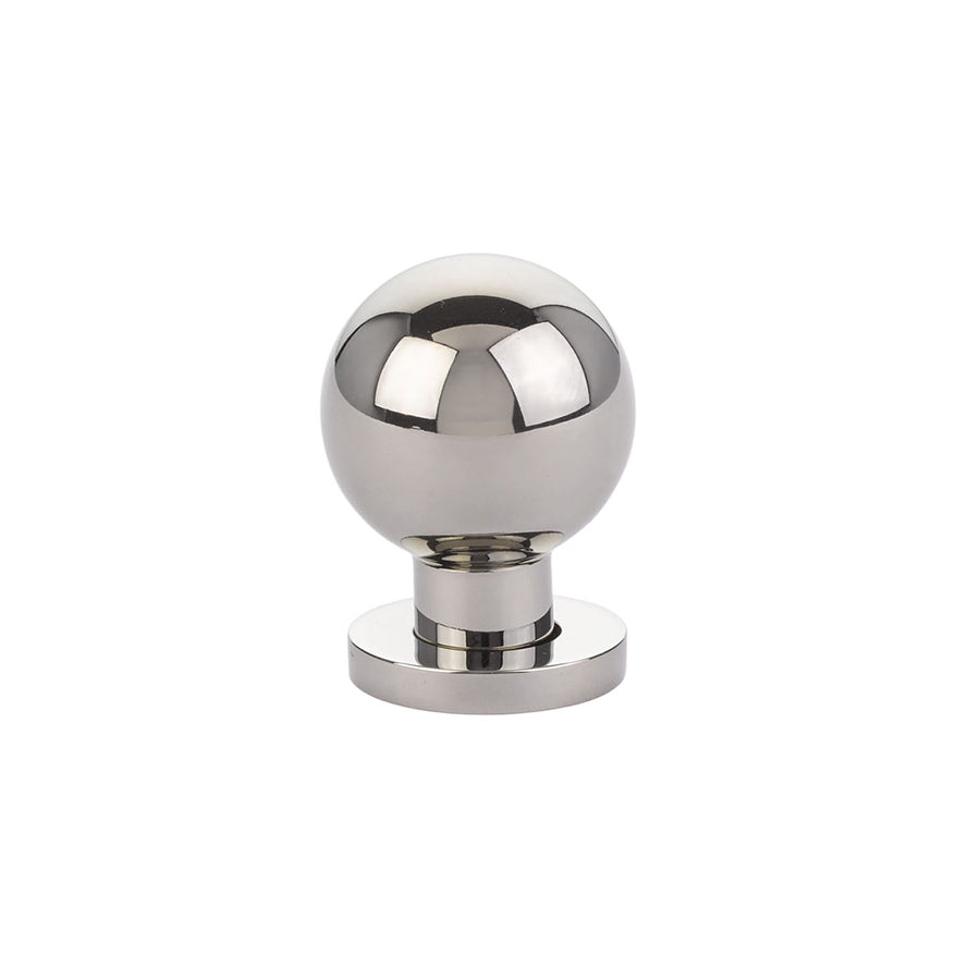 Emtek 86152US14 Modern Globe 1" Cabinet Knob Polished Nickel Lifetime Finish Main image