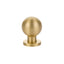 Emtek 86152US4 Modern Globe 1" Cabinet Knob Satin Brass Finish