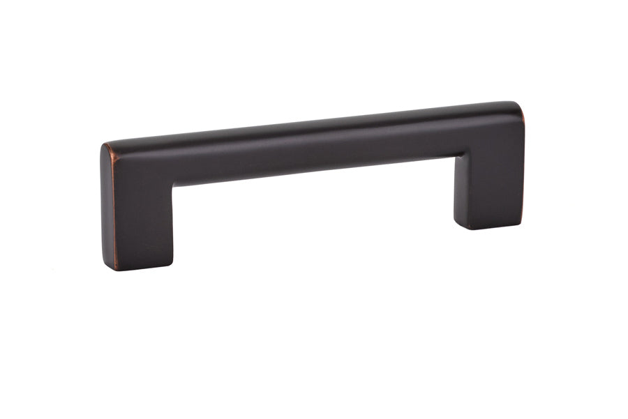 Emtek 86163US10B Trail Cabinet Pull with 4" Center To Center Oil Rubbed Bronze Finish Main image
