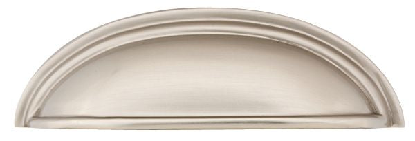 Emtek 86173US15 Cup Cabinet Pull with 4" Center To Center Satin Nickel Finish Main image