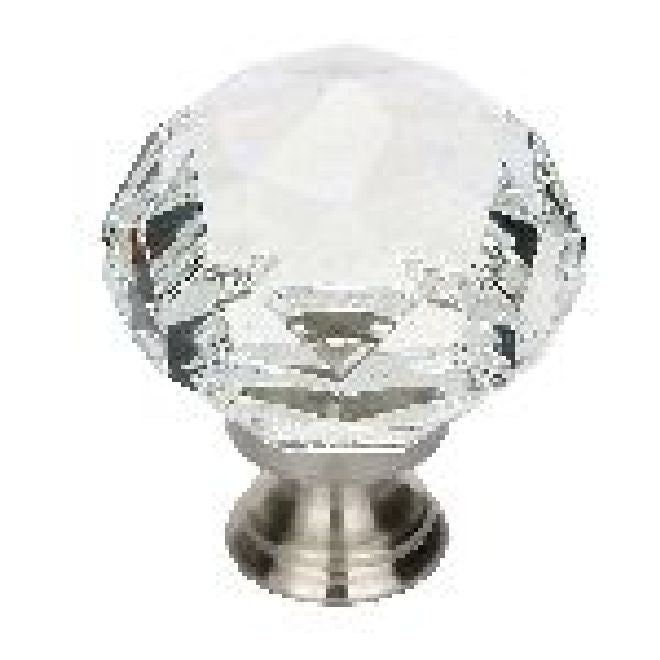 Emtek 86209US15 Diamond 1.75" Wardrobe Knob Satin Nickel Finish Main image