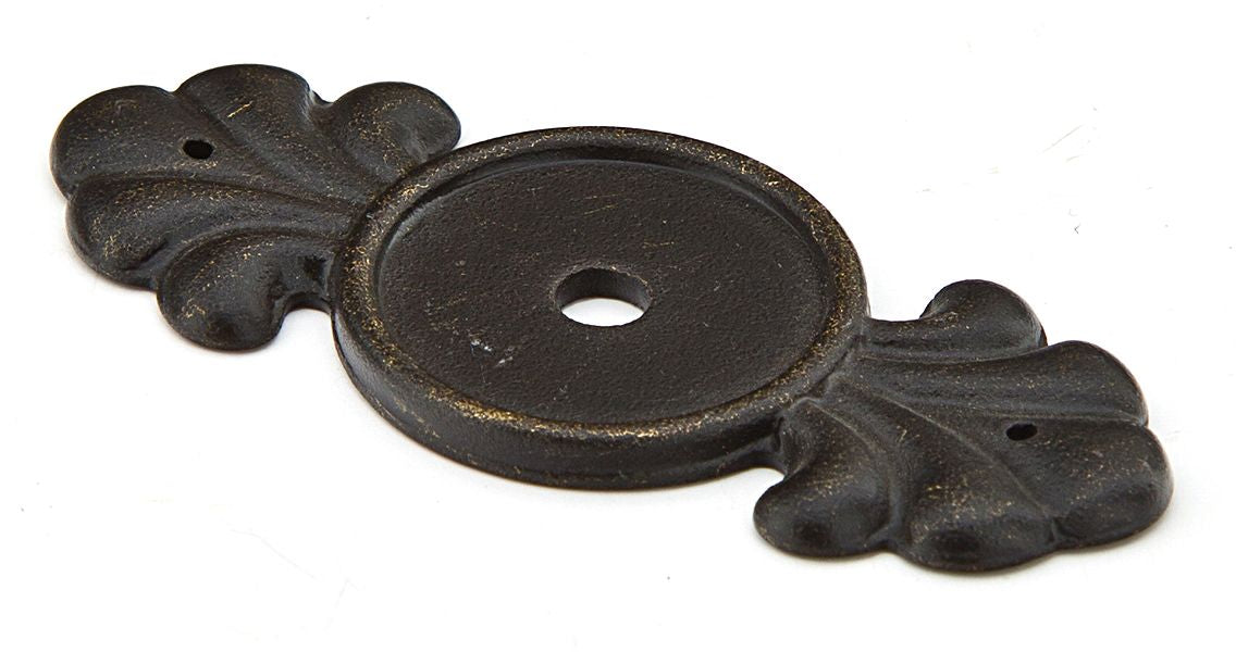 Emtek 86234MB Tuscany Bronze Backplate for Cabinet Knob Medium Bronze Finish Main image