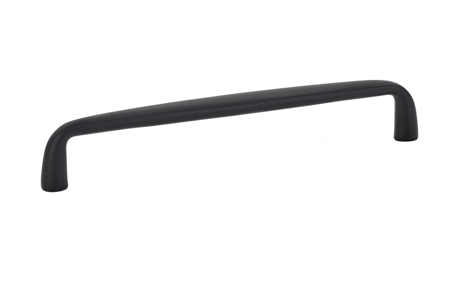 Emtek 86259US19 Orbit Cabinet Pull with 6" Center To Center Flat Black Finish Main image