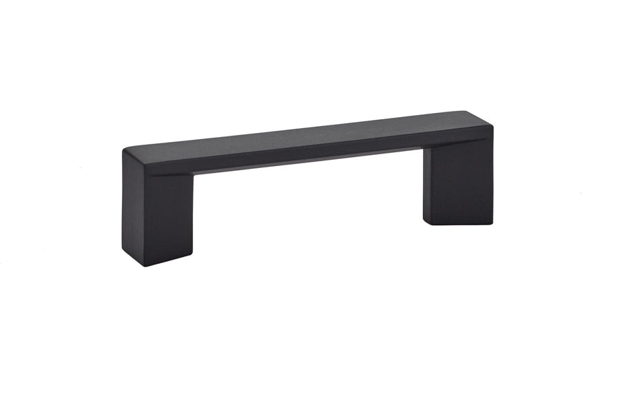 Emtek 86263US19 Trinity Cabinet Pull with 3" Center To Center Flat Black Finish Main image
