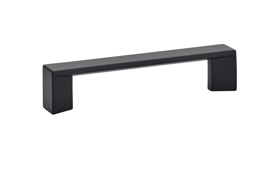 Emtek 86265US19 Trinity Cabinet Pull with 4" Center To Center Flat Black Finish Main image