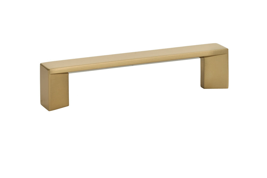 Emtek 86265US4 Trinity Cabinet Pull with 4" Center to Center Satin Brass Finish Main image