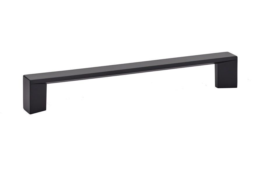 Emtek 86266US19 Trinity Cabinet Pull with 6" Center To Center Flat Black Finish Main image