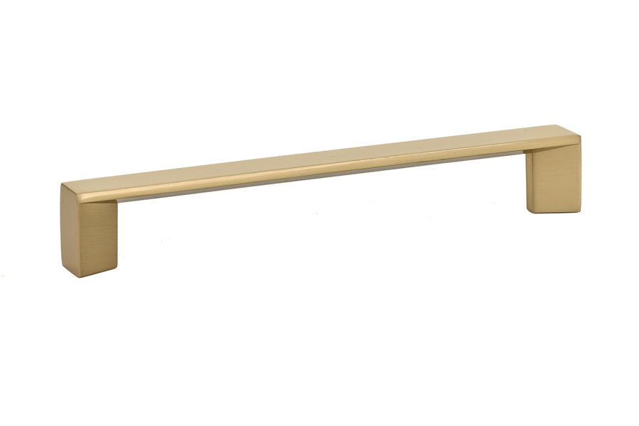 Emtek 86266US4 Trinity Door Pull with 6" Center to Center Satin Brass Finish Main image