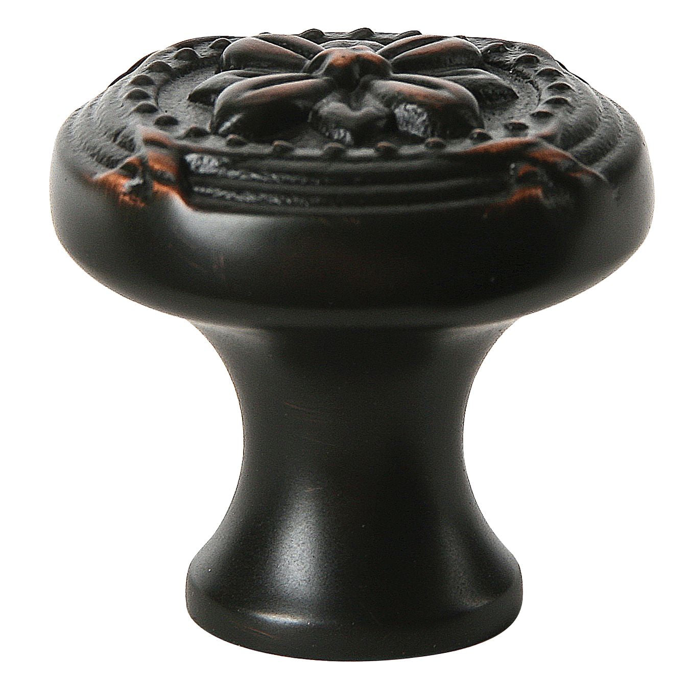 Emtek 86277US10B Ribbon and Reed 1-1/4" Cabinet Knob Oil Rubbed Bronze Finish Main image