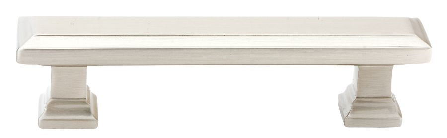 Emtek 86299US15 Geometric Rectangular Cabinet Pull with 3" Center to Center Satin Nickel Finish Main image