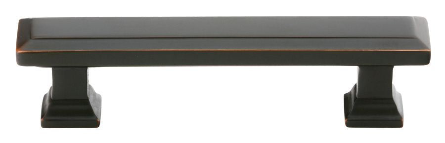 Emtek 86300US10B Geometric Rectangular Cabinet Pull with 3-1/2" Center to Center Oil Rubbed Bronze Finish Main image