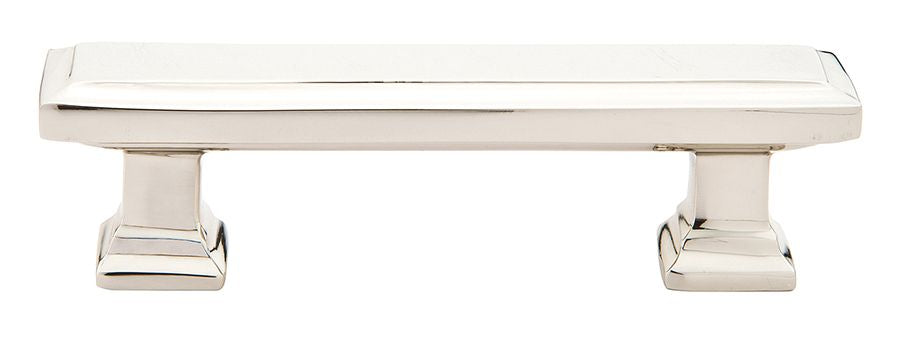 Emtek 86301US14 Geometric Rectangular Cabinet Pull with 4" Center to Center Polished Nickel Lifetime Finish Main image