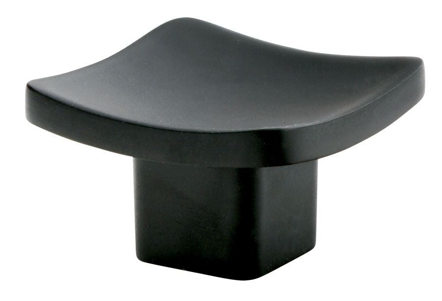 Emtek 86317US19 Basin 1-1/4" Cabinet Knob Flat Black Finish Main image