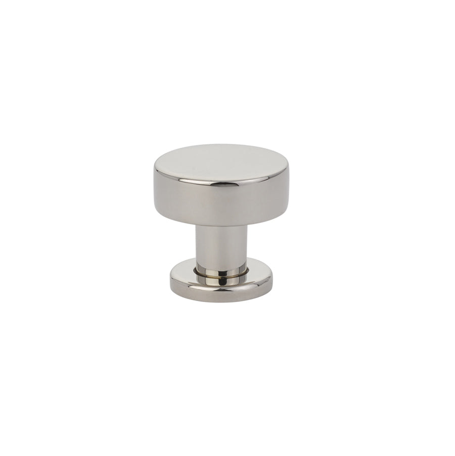 Emtek 86322US14 Cadet 1-1/4" Cabinet Knob Polished Nickel Lifetime Finish Main image