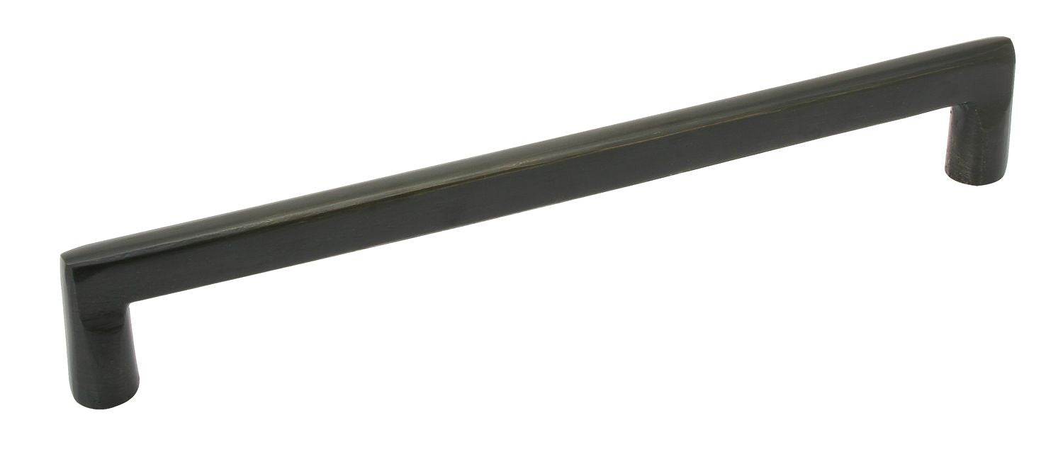 Emtek 86337MB Bronze Rail Cabinet Pull with 10" Center to Center Medium Bronze Finish Main image