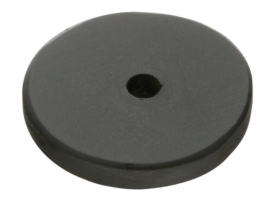 Emtek 86341FB Sandcast Bronze Round Backplate for Cabinet Knob Flat Black Bronze Finish Main image