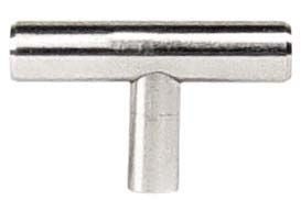 Emtek 86357US26 Brass Bar 2" Cabinet Knob Polished Chrome Finish Main image