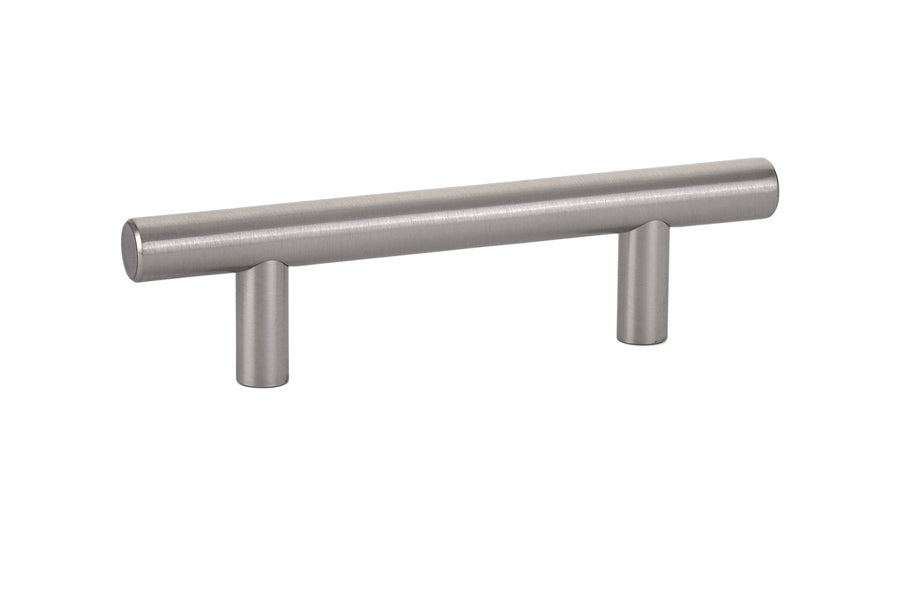 Emtek 86358US15 Brass Bar Cabinet Pull with 3" Center to Center Satin Nickel Finish Main image