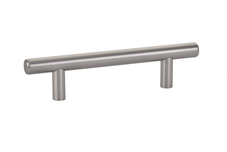 Emtek 86359US15 Brass Bar Cabinet Pull with 3-1/2" Center to Center Satin Nickel Finish Main image