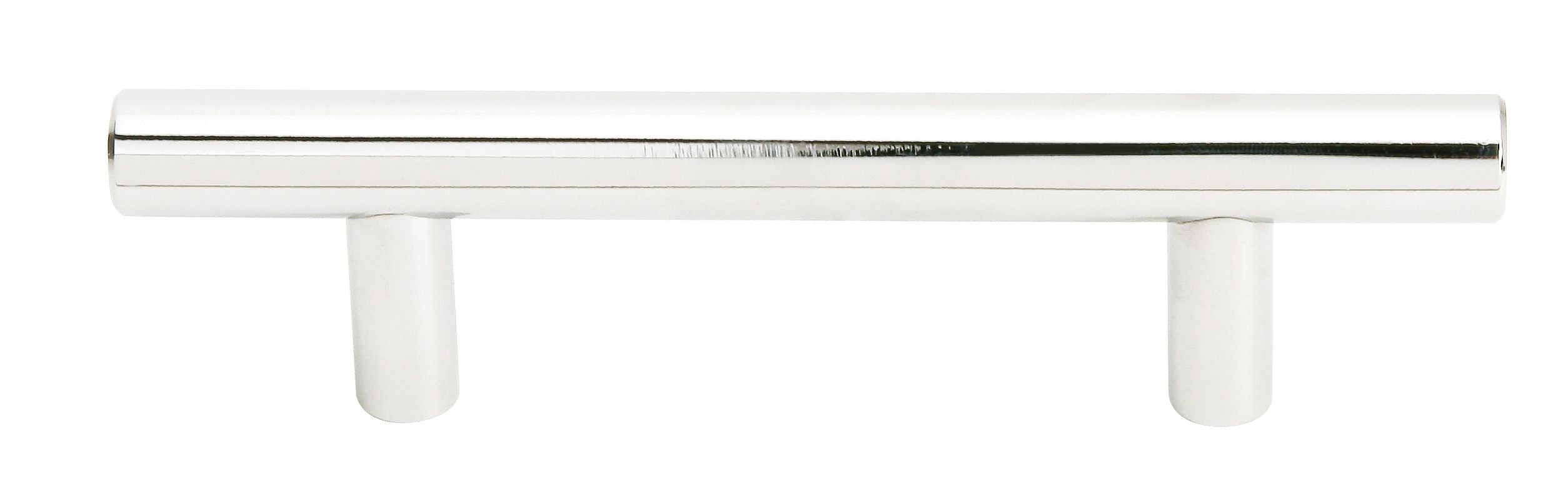 Emtek 86359US26 Brass Bar Cabinet Pull with 3-1/2" Center to Center Polished Chrome Finish Main image