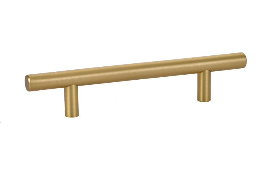 Emtek 86360US4 Brass Bar Cabinet Pull with 4" Center to Center Satin Brass Finish Main image