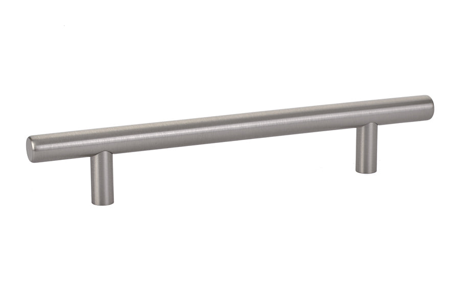 Emtek 86361US15 Brass Bar Cabinet Pull with 5" Center to Center Satin Nickel Finish Main image