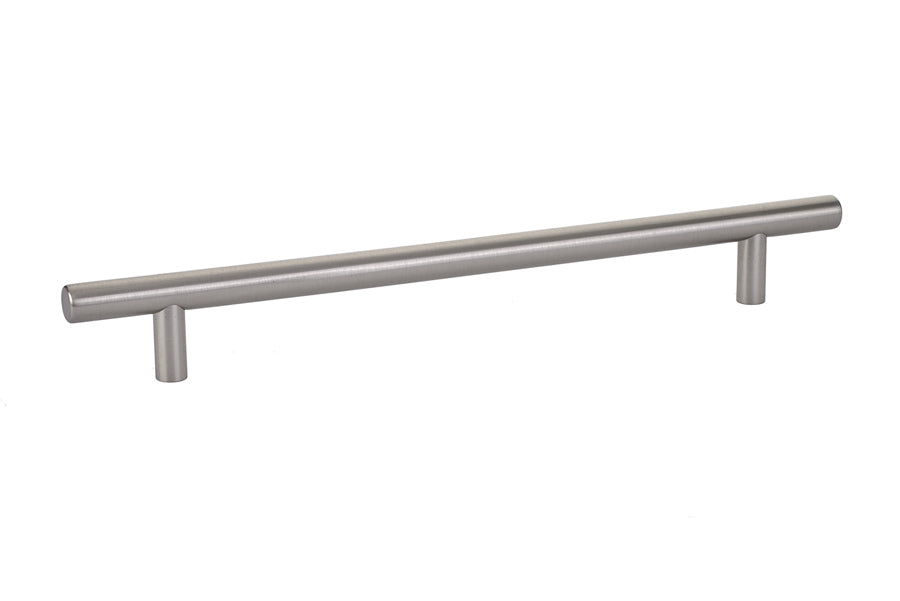Emtek 86363US15 Brass Bar Cabinet Pull with 8" Center to Center Satin Nickel Finish Main image