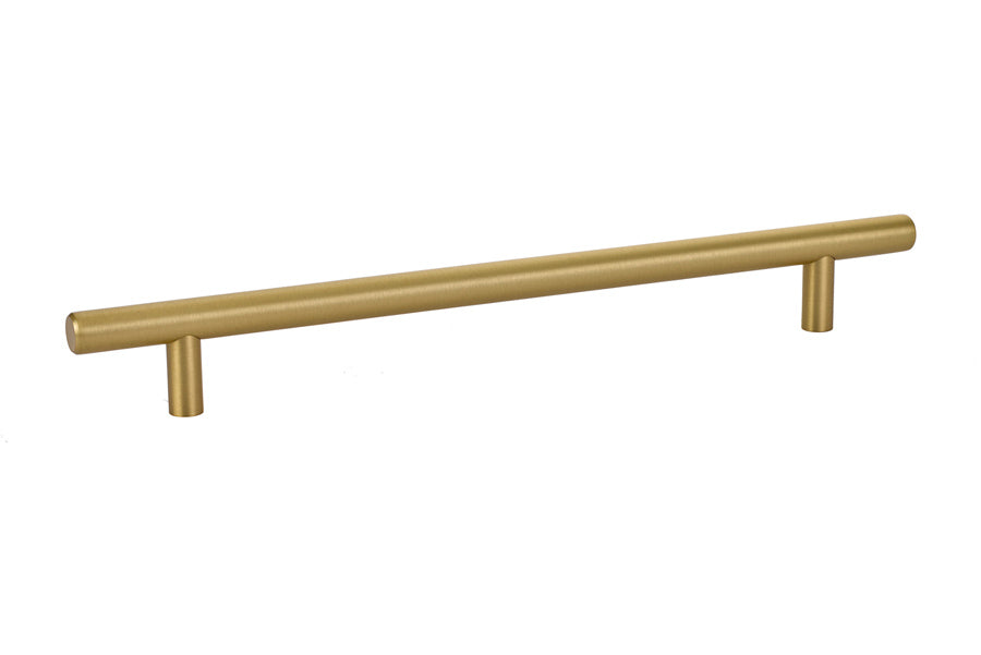 Emtek 86363US4 Brass Bar Cabinet Pull with 8" Center to Center Satin Brass Finish Main image
