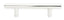 Emtek 86366US26 Brass Bar Cabinet Pull with 16" Center to Center Polished Chrome Finish