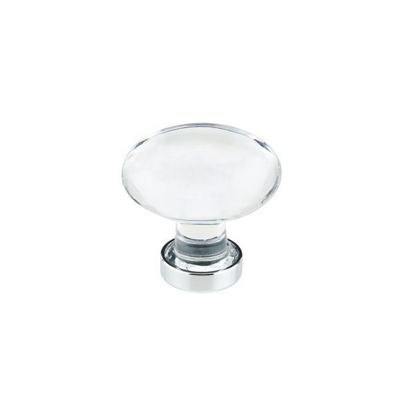 Emtek 86401US26 Hampton 1-1/4" Cabinet Knob Polished Chrome Finish Main image