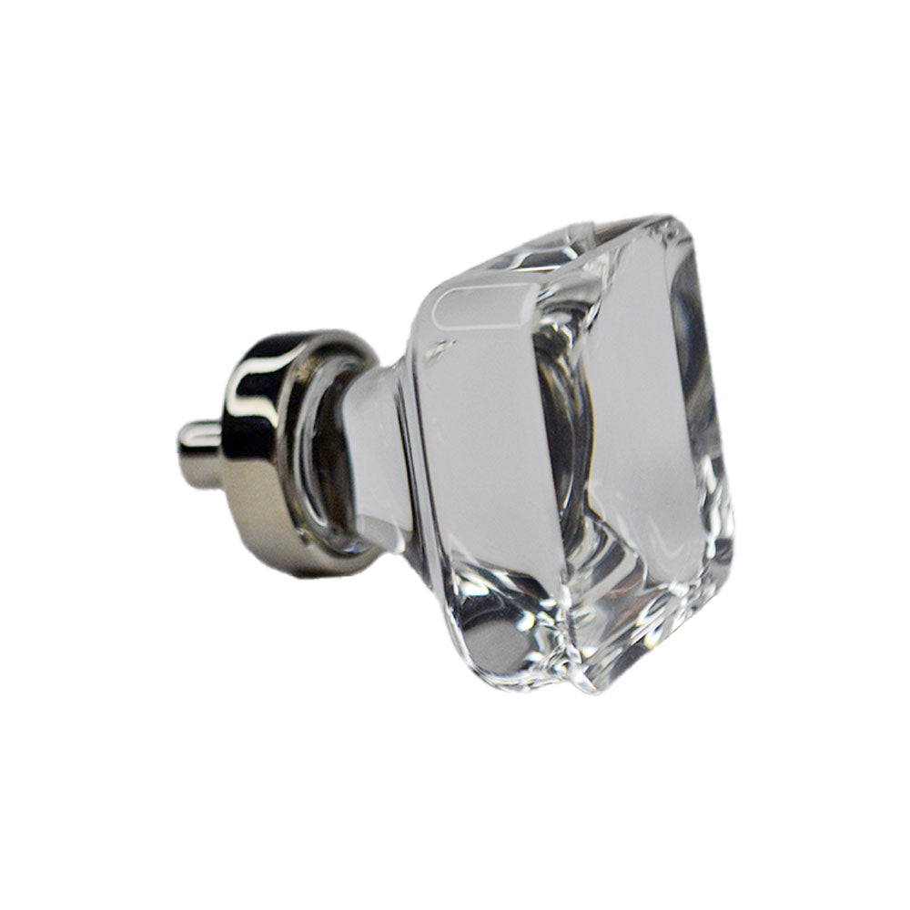 Emtek 86403US14 Square 1-3/8" Cabinet Knob Polished Nickel Lifetime Finish Main image
