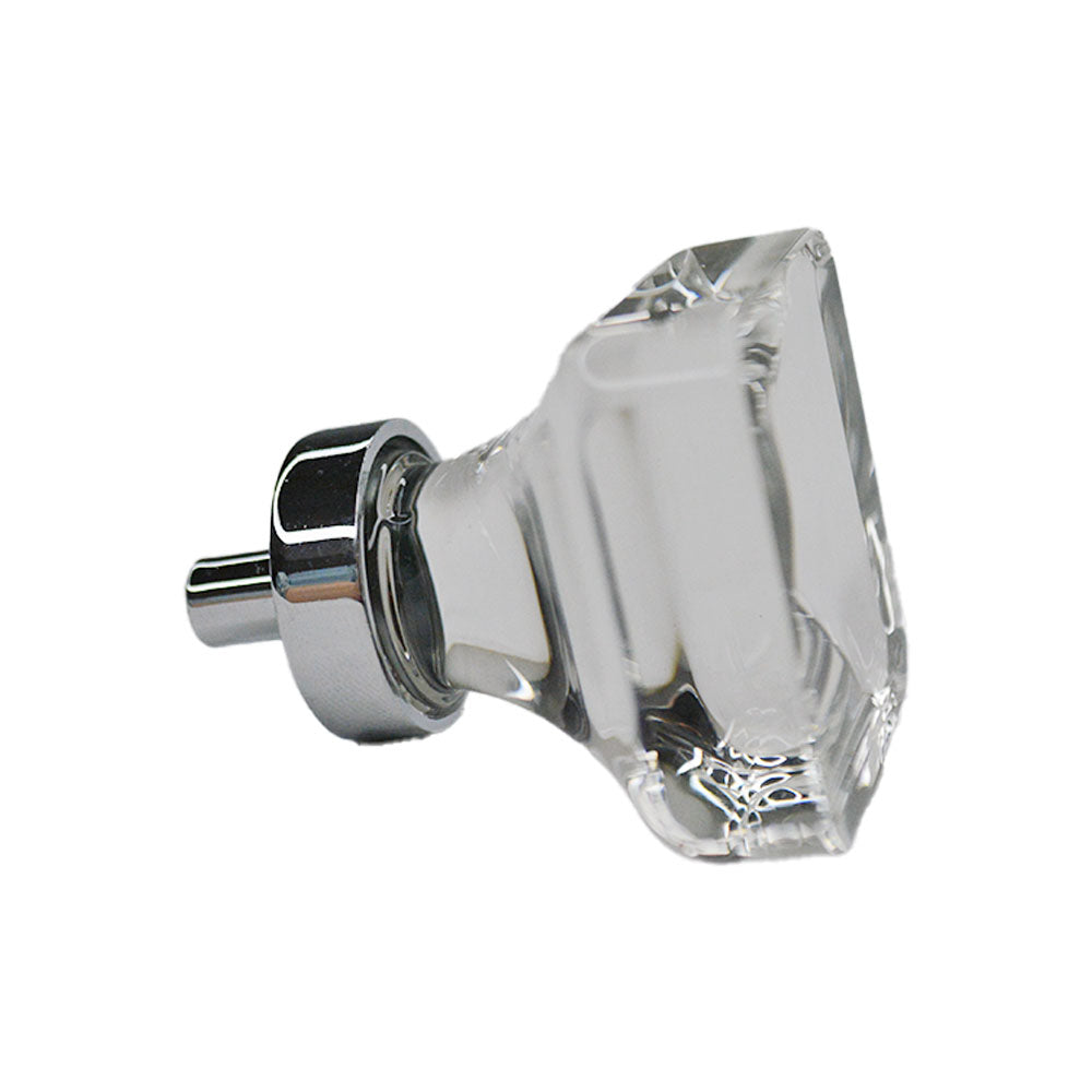Emtek 86403US26 Square 1-3/8" Cabinet Knob Polished Chrome Finish Main image