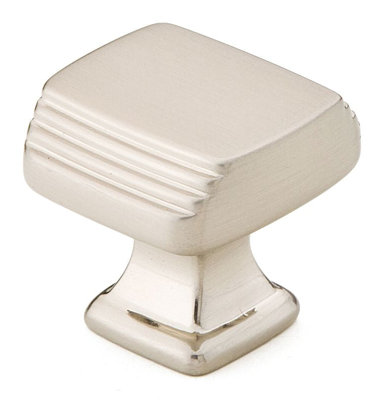 Emtek 86421US15 Art Deco 1-1/4" Cabinet Knob Satin Nickel Finish Main image