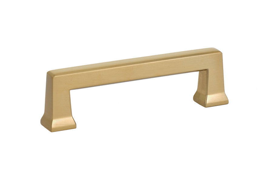 Emtek 86424US4 Alexander Cabinet Pull with 3-1/2" Center to Center Satin Brass Finish Main image