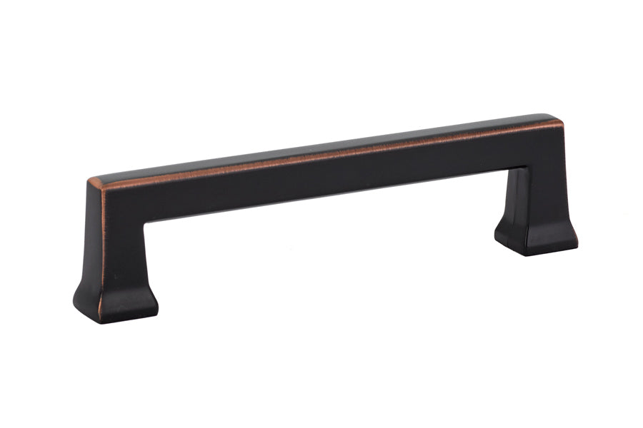 Emtek 86425US10B Alexander Cabinet Pull with 4" Center to Center Oil Rubbed Bronze Finish Main image