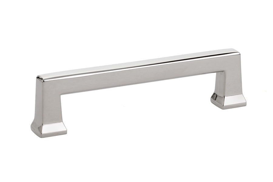 Emtek 86425US14 Alexander Cabinet Pull with 4" Center to Center Polished Nickel Lifetime Finish Main image