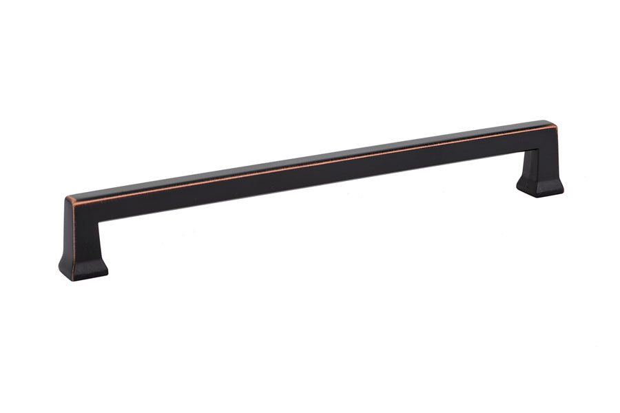 Emtek 86427US10B Alexander Cabinet Pull with 8" Center to Center Oil Rubbed Bronze Finish Main image