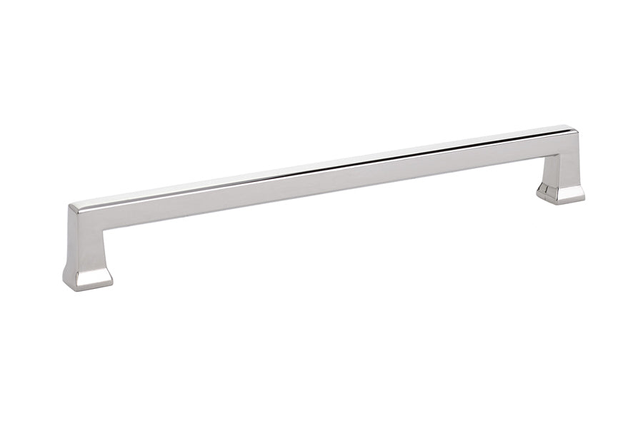 Emtek 86427US14 Alexander Cabinet Pull with 8" Center to Center Polished Nickel Lifetime Finish Main image