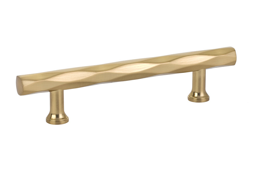 Emtek 86429US4 Tribeca Cabinet Pull with 4" Center to Center Satin Brass Finish Main image