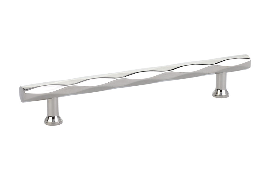 Emtek 86430US14 Tribeca Cabinet Pull with 6" Center to Center Polished Nickel Lifetime Finish Main image