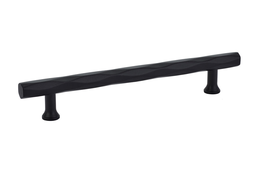 Emtek 86430US19 Tribeca Cabinet Pull with 6" Center to Center Flat Black Finish Main image