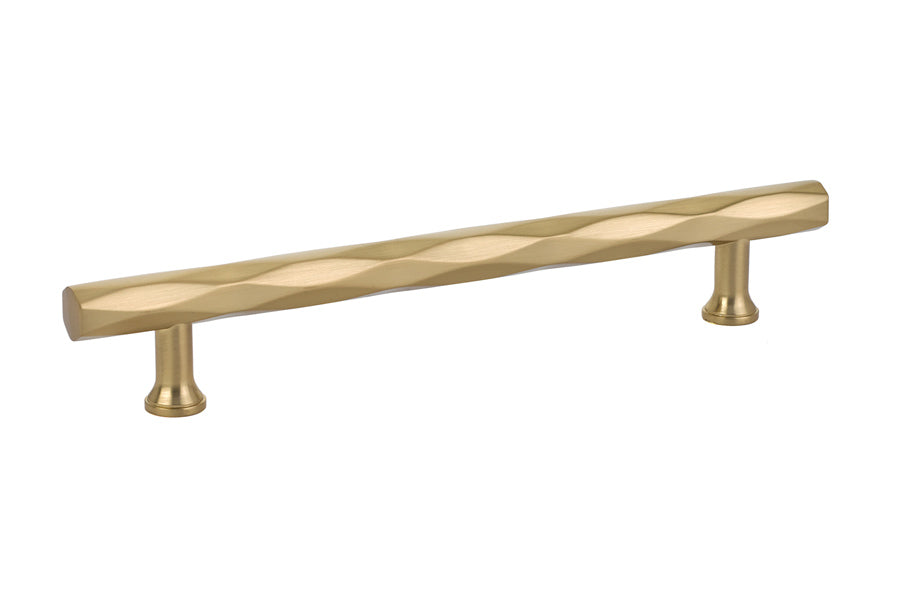 Emtek 86430US4 Tribeca Cabinet Pull with 6" Center to Center Satin Brass Finish Main image