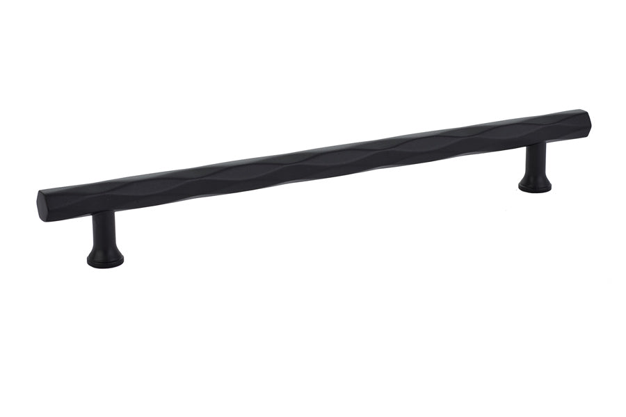 Emtek 86431US19 Tribeca Cabinet Pull with 8" Center to Center Flat Black Finish Main image