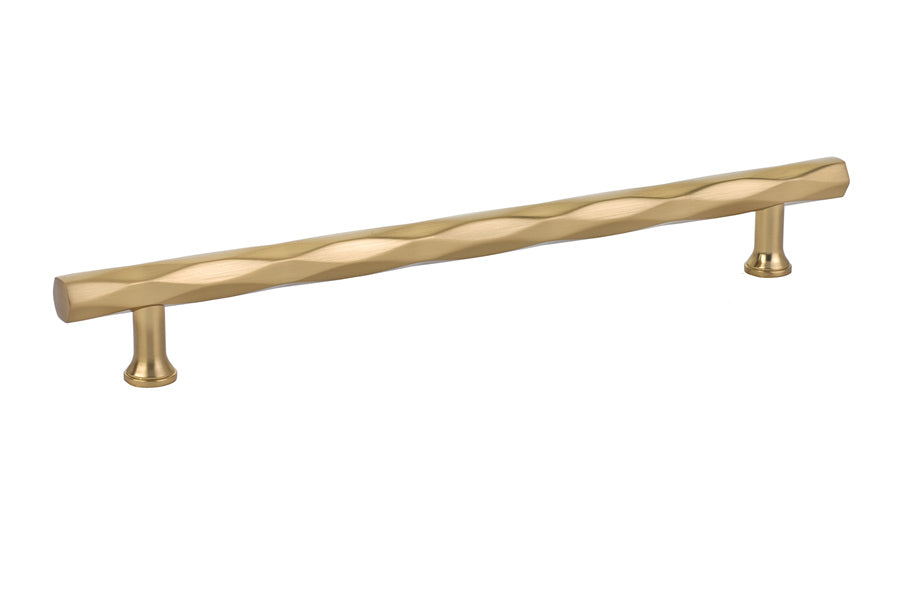 Emtek 86431US4 Tribeca Cabinet Pull with 8" Center to Center Satin Brass Finish Main image